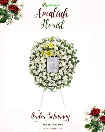 Krans Bunga Duka Cita di Jeruksari